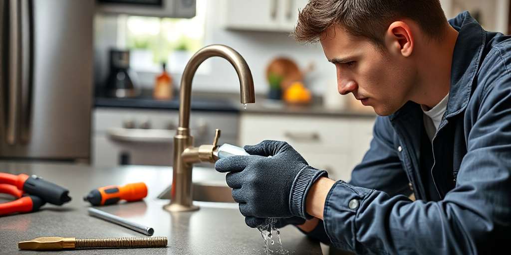 Gasfiter certificado realizando reparación en Las Condes, instalación segura y profesional